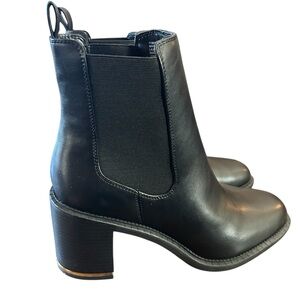 BCBGeneration Boxxa Block Heel Chelsea Boot Size 11